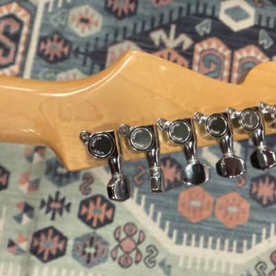 Vintage Squier Stratocaster E7 1987 Guitar w/ system 1 tremolo unit image 5