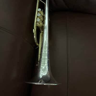 King Silvertone Bb Cornet (1948) SN 288332 (silver plated) (100% new clear lacquer) image 11