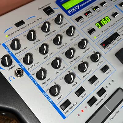 E-MU Systems PX-7 Command Station 128-Voice Synthesizer 2003 - Silver image 3