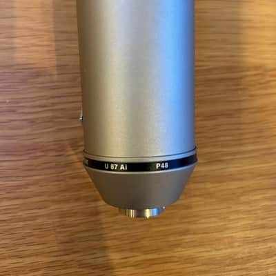 Neumann U 87 Ai Large Diaphragm Multipattern Condenser Microphone - Present - Nickel with Shock Mount image 5