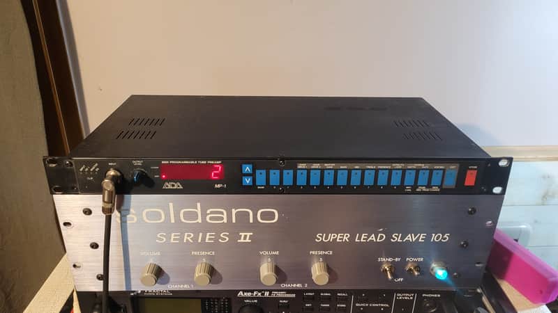 ADA MP1 - A/DA MP-1 Guitar Preamp 1990s - Black image 1