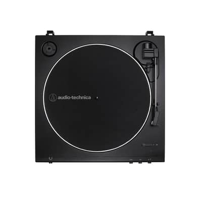 Audio-Technica AT-LP60X Fully Automatic Belt-Drive Stereo Turntable (Brown) image 2