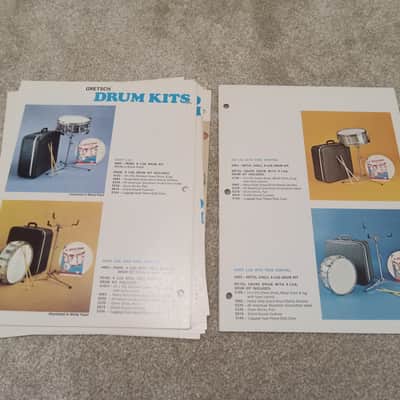 Vintage 1971 Gretsch Full-Line Drum Catalog! Rare, Original Case Candy, Paperwork! image 6