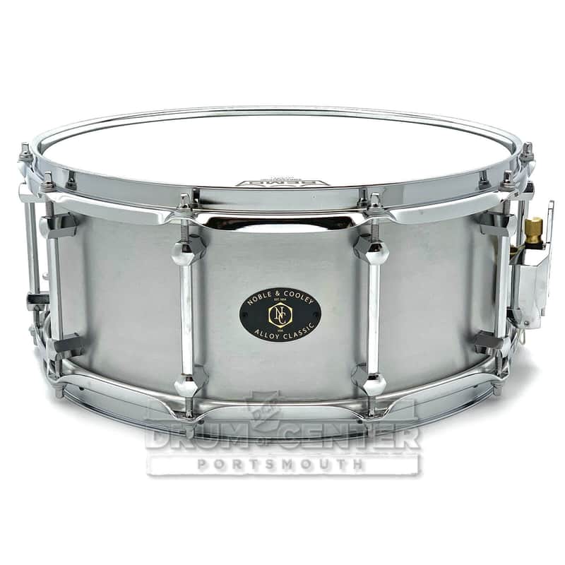 Noble & Cooley Alloy Classic Snare Drum 14x6 Raw w/Chrome Hardware image 1
