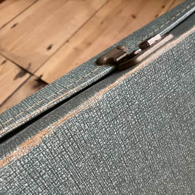 Vintage 1950s 60s Compressed Card Electric Guitar / Short Scale Bass Guitar Case image 8