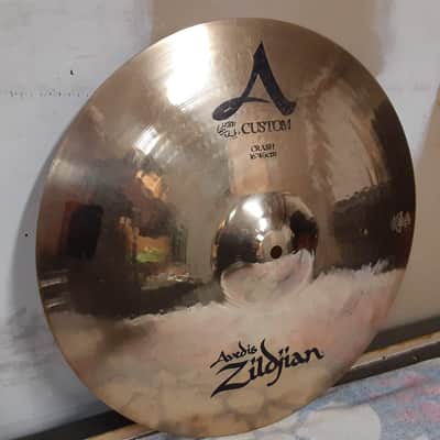 Zildjian 16" A Custom Crash Cymbal 1991 - Present - Brilliant image 2