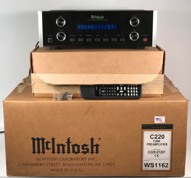McIntosh C 220 Stereo Hybrid Drive Preamp image 1