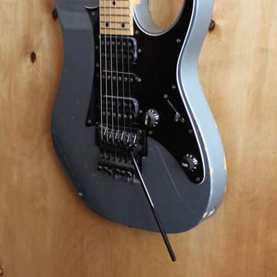 1987 Ibanez RG 550 Guitar, Metallic Blue + hard case image 3