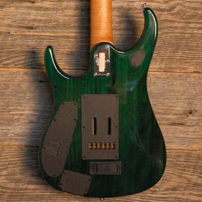 Used Ernie Ball Music Man BFR JP-15 - Teal Quilt Burst w/OHSC image 10