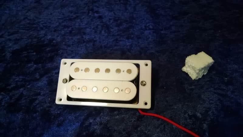 Kramer Alnico V Classic Bridge Pickup w/Ring White image 1