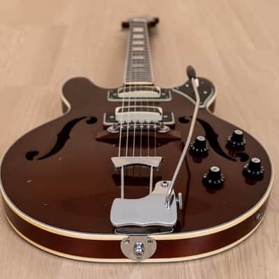 1970s Lyle 5102-T Vintage Hollowbody Electric Guitar, Japan, Matsumoku, Aria image 10