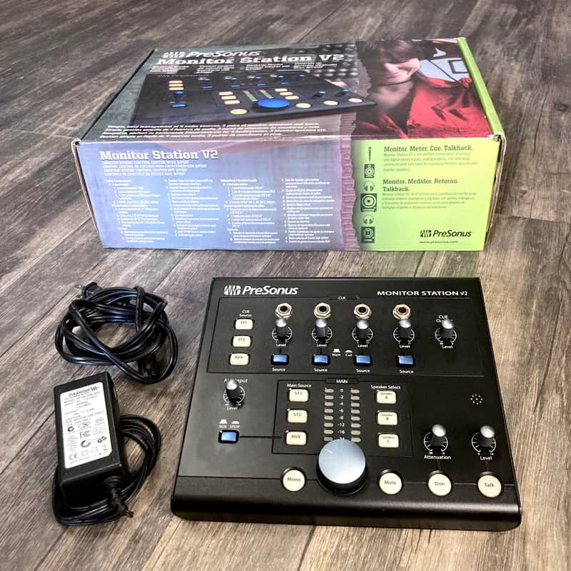 PreSonus Monitor Station V2 Desktop Monitor Controller (2014 - Present, Black) image 1