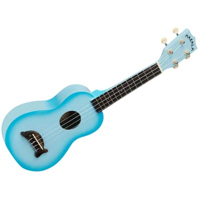 Makala Dolphin Soprano Light Blue Burst Kala image 1