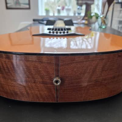 Taylor Custom Shop Stephen King Signed Cujo 14 AAA 400 Year Old Flame Walnut Grand Auditorium USA 1997 American Presentation Acoustic Guitar image 15
