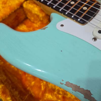 Fender Stratocaster Custom Shop 59 Surf Green Heavy Relic 2021 image 11