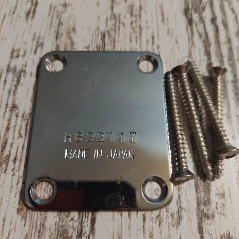 Ibanez 1982 SB70 Studio Hybrid Neck Bolt Plate w/ Screws MIJ image 1