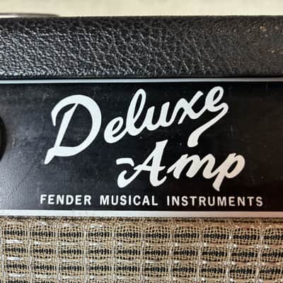 1965 FENDER BLACK FACE DELUXE - AB763 CIRCUIT - EXCELLENT CONDITION image 2