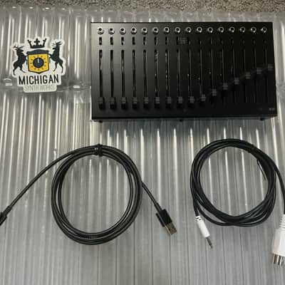 Michigan Synth Works XVI Desktop USB 16 Channel Fader Bank with CV, I2C, and MIDI 2026 - Metal image 2