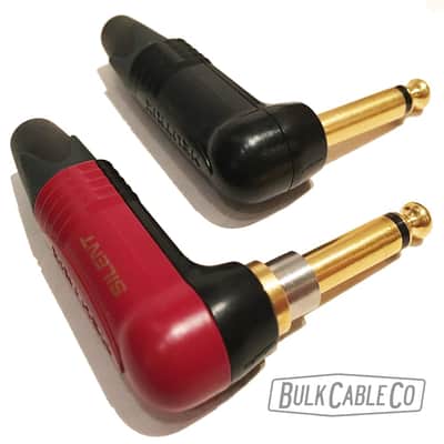 3.5 FT - Mogami 2524 Silent Guitar Cable - Neutrik "No Pop" Right Angle Connector To Neutrik Right Angle Gold Right Plug - NP2RX-AU-SILENT To NP2RX-B Ends image 9
