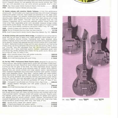 1966 Kay K650 Swingmaster USA - Quilted Maple Sunburst w/ Case image 24