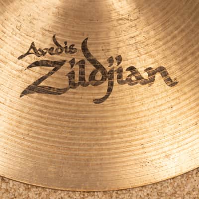 1990s Zildjian A 14" New Beat Hi Hat Bottom Cymbal 1438g image 2