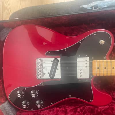 Fender Wildwood Thin Skin 1972 Telecaster Custom 2018 - Crimson Transparent image 2
