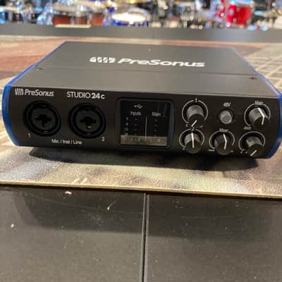 PreSonus Studio 24C 2x2 USB-C Audio / MIDI Interface 2019 - Present - Black image 2