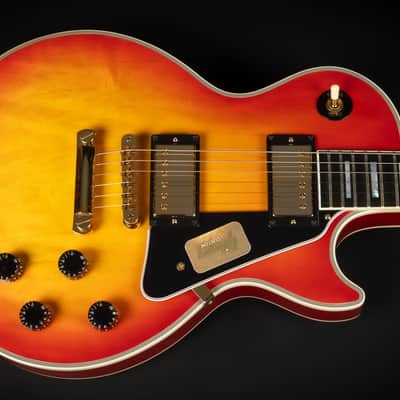 2013 Gibson Custom Shop Les Paul Custom - Heritage Cherry Sunburst | USA Long Neck Tenon 490R / 498T Humbucker Pickups 4.4kg | CoA OHSC image 4
