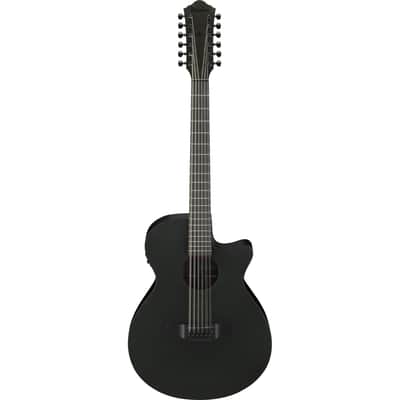 Ibanez AEG1221 AEG 12-String Acoustic Electric Guitar - Black Out image 2