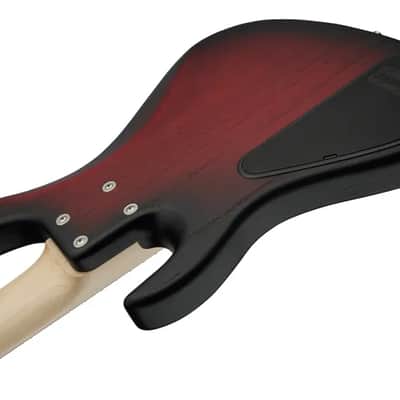 Sadowsky MetroLine 24-Fret Modern Bass-Swamp Ash Body-5 String-Burgundy Burst Transparent Satin image 6