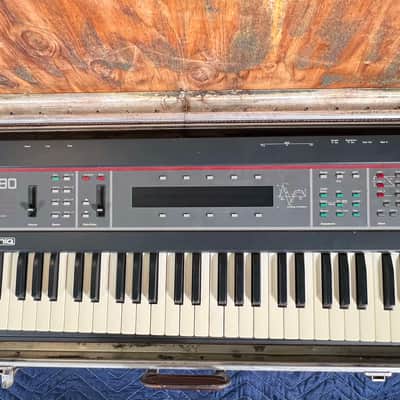 Ensoniq SQ-80 Cross Wave Synth w/ extra donor unit and case image 5
