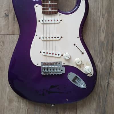Squier Affinity Series Stratocaster with Indian Laurel Fretboard - Purple - Not Working image 3