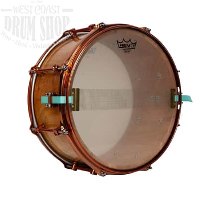 Used Doc Sweeney 7x14 Stave Figured Maple "Amber Waves" w/ Copper Hardware image 3