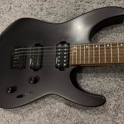 Jackson Dinky Rev MIJ 1994-1995 - Matte Black Unique FIXED BRIDGE Superstrat guitar  Custom Shop Shred Machine Metal Strat solid body Lightweight exclusive image 6