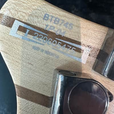 Ibanez BTB745-NTL Standard 2017 - Present - Natural Low Gloss image 12