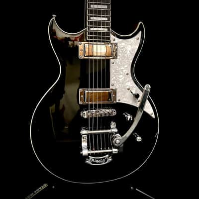 Aria 212 MK2 Pro II Bowery Chambered Construction Electric Guitar,212-MK2-BK image 6