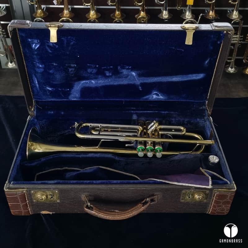 70`s Vincent Bach Stradivarius trumpet case mouhtpiece GAMONBRASS image 1