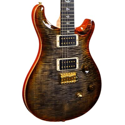 PRS Wood Library Custom 24 10-Top Flame - Burnt Maple Leaf image 5