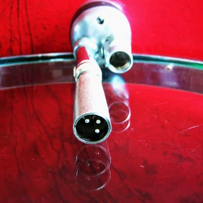 Vintage 1940's American D4T dynamic microphone harp mic Hi Z w Amphenol & Switchcraft adapters Altec Shure # 7 image 15