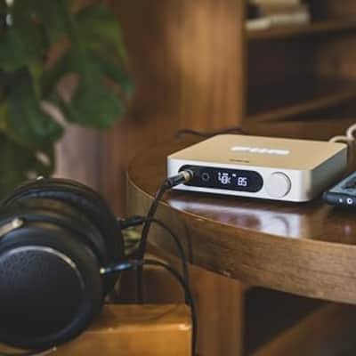 FiiO K11 R2R DAC and Headphone Amplifier for Home Audio or PC, 6.35mm and Balanced 4.4mm, RCA, Coaxial, Optical, 1300mW, 384kHz/24Bit DSD256 (Silver) image 9