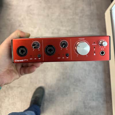 Focusrite Clarett 2Pre Thunderbolt Audio Interface 2010s - Red image 1