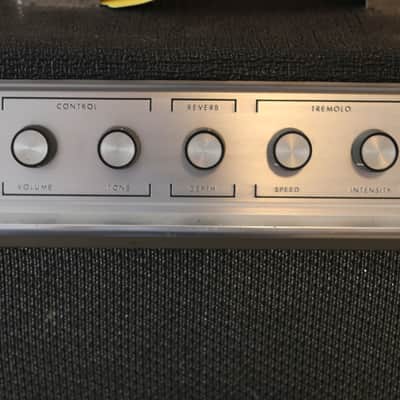 Lafayette By Univox 2x10 Amplifier w/6973 Tubes 1960's Black image 9