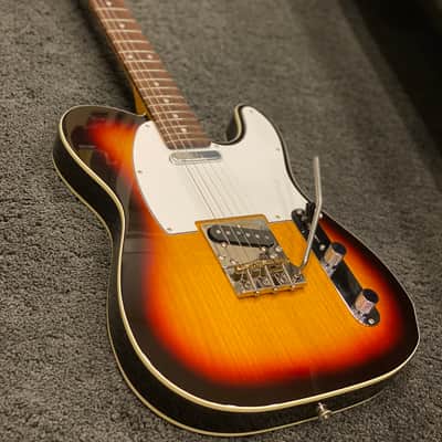 Tokai Telecaster ATEB-Maverick YS/R in Old Yellow Sunburst with Maverick Super VEE Tremolo S/N 18088 image 8