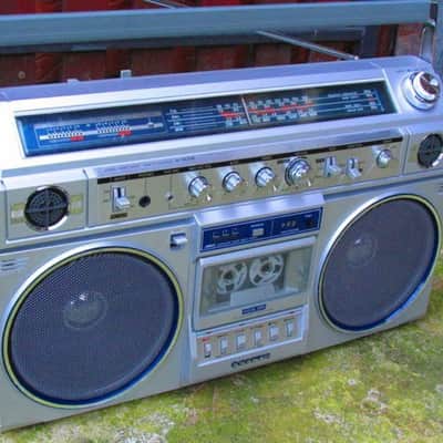 Sanyo M-X620K BoomBox 1980 Silver image 3
