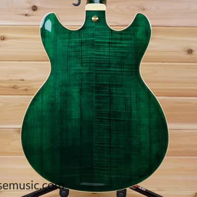 Ibanez AS93FM-TMG Artcore Expressionist - Transparent Moss Green image 2