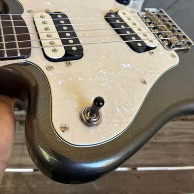 Squier Paranormal Super-Sonic 2020 - Graphite Metallic limited edition electric guitar image 10