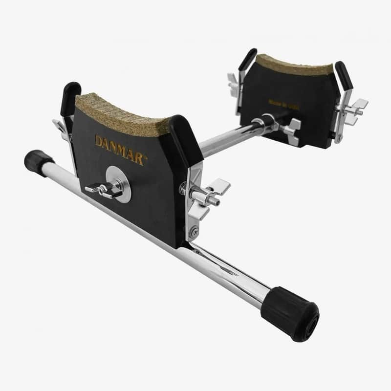Danmar Floor Tom to Kick Conversion Riser Black image 1