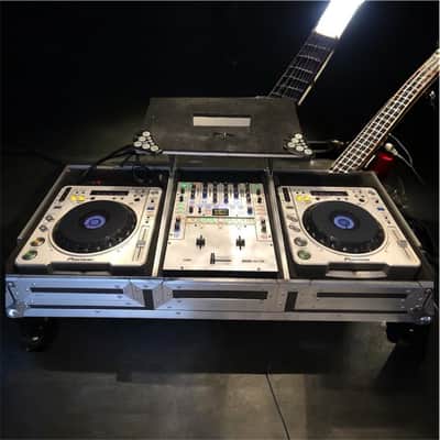 Complete DJ Setup: 2 Pioneer CDJ-800MK2 Players, Rane SIXTY-TWO Mixer, Novation Dicers, & Odyssey Coffin Case image 1
