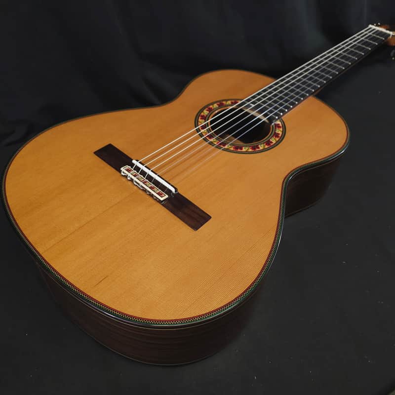 New Jose Ramirez Cedar Guitarra del Tiempo Studio Classical Nylon String Guitar w/ Logo'd Hard Case image 1