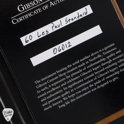 Gibson Custom Shop PSL 1960 Les Paul Standard Reissue V1 VOS Tomato Soup Burst 8.12 #06012 image 15